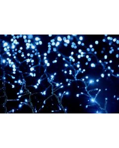 Blue Led Tree Brights Light String - 1500 Bulb