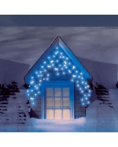 300 Connectable Icicle Lights - Blue