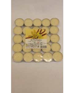 Price's Candles Tealights - Vanilla - Pack of 25