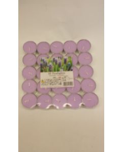 Price's Candles Tealights - Lavender - Pack of 25