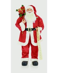 Standing Santa With List - 100cm