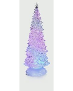 Battery Operated Water Spinner Xmas Tree - 32cm