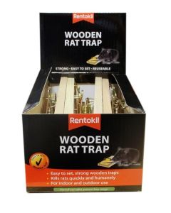 Rentokil - Wooden Rat Trap - Single Loose Box