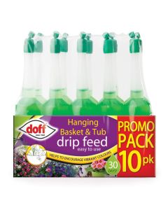 Doff - Drip Feeders Pack 10 - Hanging Basket & Tub