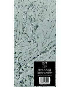 Shredded Tissue Paper Silver