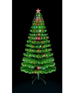 Fibre Optic Tree With Colour Changing, Flashing LEDs - 1.8m