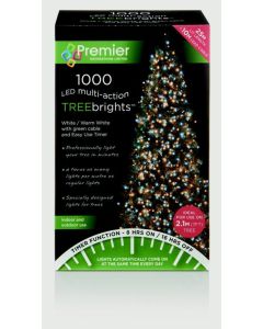 Multi-Action Treebrights With Timer White Warm White - 1000 LED