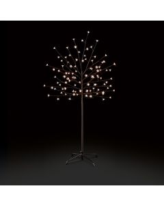 Premier Christmas Cherry Tree With Timer 96 White LED 1.5m