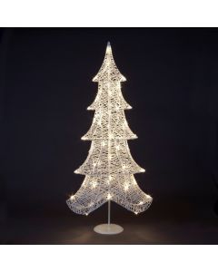 Wire Wrapped Tree With 60 LEDs - 91cm
