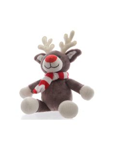 Plush Reindeer With Scarf