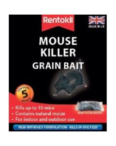 Rentokil - Mouse Killer Grain Bait - 5 Sachet