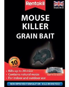Rentokil - Mouse Killer Grain Bait - 10 Sachet