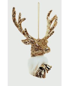 Glitter Deer 17x13 - Champagne