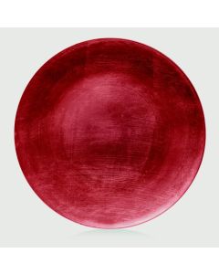Charger Plate - Red 40cm