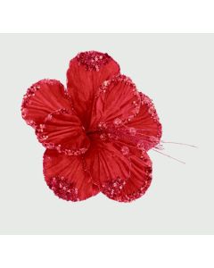 Hibiscus Flower Red - 20cm