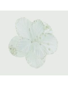 Hibiscus Flower - 20cm White