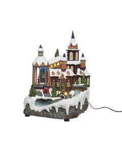 LED Fibre Optic Christmas Village - 8 LEDs