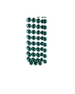 Plastic Bead Garland 2 x 270cm - Emerald Green