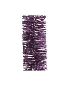 4 Ply Shiny Tinsel Garland - 270cm Petunia Purple