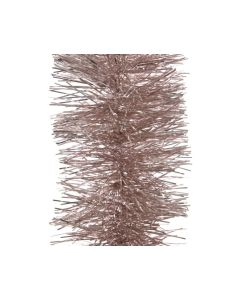 Deco Shiny 6 Ply Tinsel Garland - 270cm Blush Pink