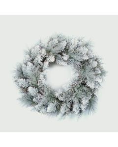 Silver Tip Wreath - 50cm