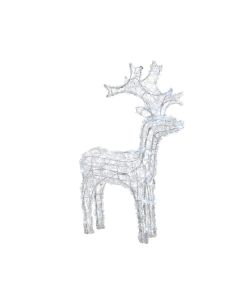 Lumineo Christmas LED Acrylic Reindeer - 60cm Cool White