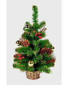 Premier Dressed Christmas Tree 60cm - Gold