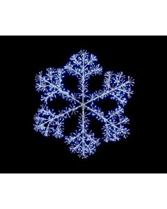 Premier Silver Starburst Snowflake - 1.2m - 960 LED