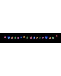 LED Merry Christmas Lights - Pack 20 Multi Coloured