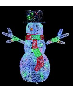 Acrylic Snowman - 60cm 64 LEDs