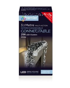 Connectable Cluster Lights - 256 LEDs White