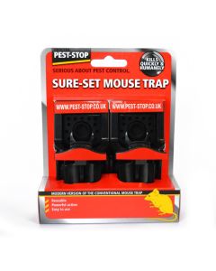 Pest-Stop - Sure Set Plastic Mouse Traps - Twin Pack