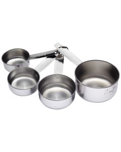 KitchenCraft - Stainless Steel Measuring Cup Set - 4 Piece