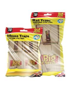 The Big Cheese Wooden Mouse Trap - 4 Pack