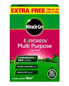 Miracle-Gro Multi Purpose Grass Seed - 16m2