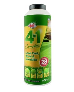 Doff 4 In 1 Complete Lawn Feed, Weed & Mosskiller - 1kg