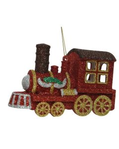Shatterproof Train With Hanger - Red
