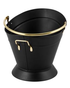 Hearth & Home - Waterloo Coal Bucket - Black & Brass