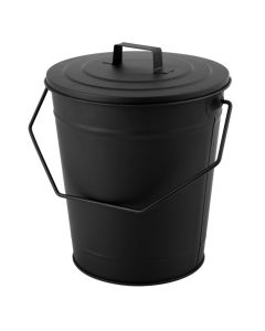 Hearth & Home - Coal Bucket With Lid - Black