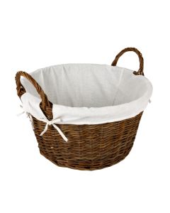 Hearth & Home - Wicker Log Basket With Removable Liner