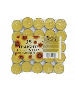 Price's Candles - Tealights Pack 25 - Citronella