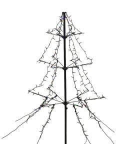 Kaemingk 240 LED Light Up Outdoor Twinkle Lights - Multi/Black Cable