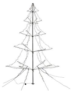 Kaemingk 600 LED Light Up Outdoor Twinkle Lights - Multi/Black Cable
