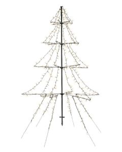 Kaemingk 420 LED Light Up OutdoorTwinkle Lights - Warm White/Black Cable