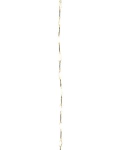 Kaemingk Micro LED Extra Bright Outdoor Lights - Warm White/Silver Cable