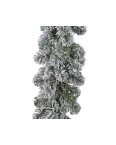 Green/White Snowy Imperial Garland Christmas Decoration - 270 x 20cm