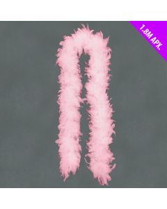 Davies Products Christmas Feather Boa - 1.8m Pink