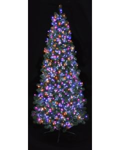 Premier Multi Action Treebrights With Timer 500 LED Rainbow/Green