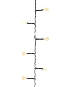 Kaemingk 500 LED Cherry Compact Twinkle Lights - Warm White With Black Cable