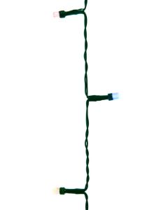 Kaemingk 200 LED Diamond Twinkle Lights - Multi Coloured With Green Cable